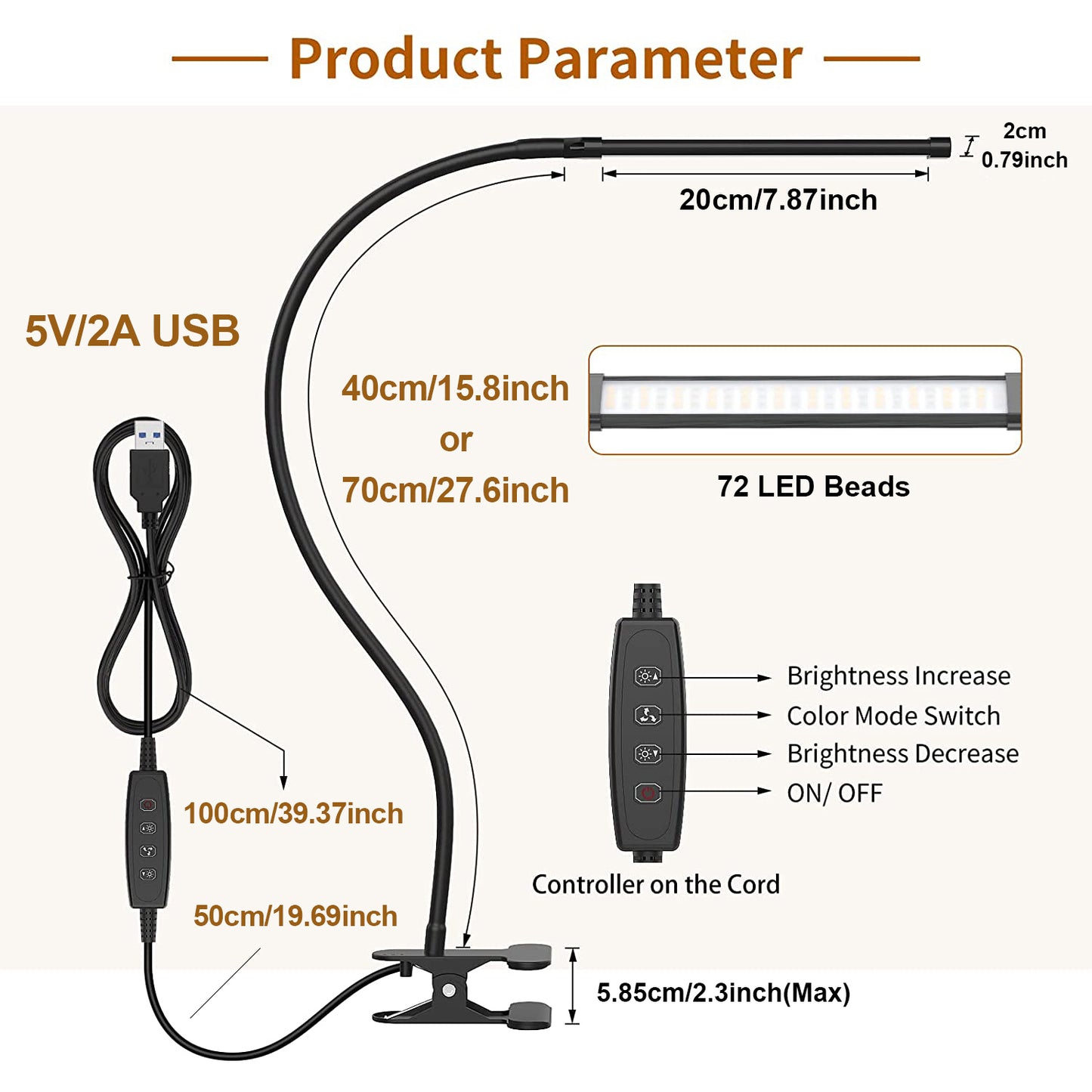 10W LED Desk Lamp