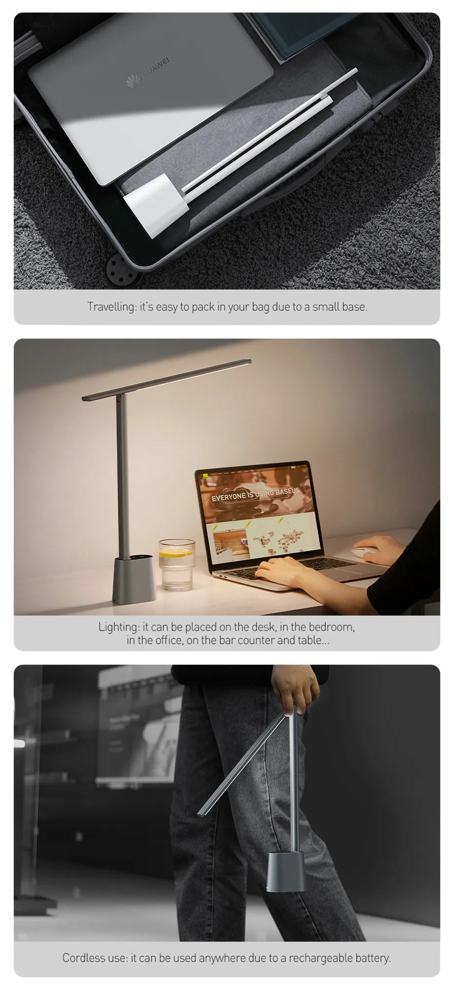 Baseus LED Desk Lamp Foldable