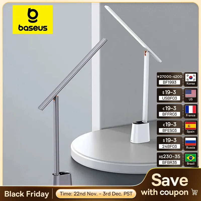 Baseus LED Desk Lamp Foldable