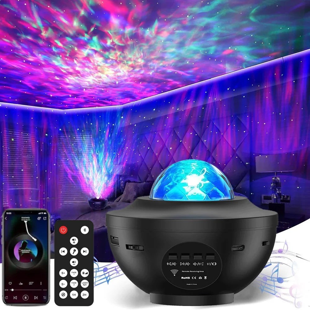 Colorful Starry Projector Galaxy Night Light4