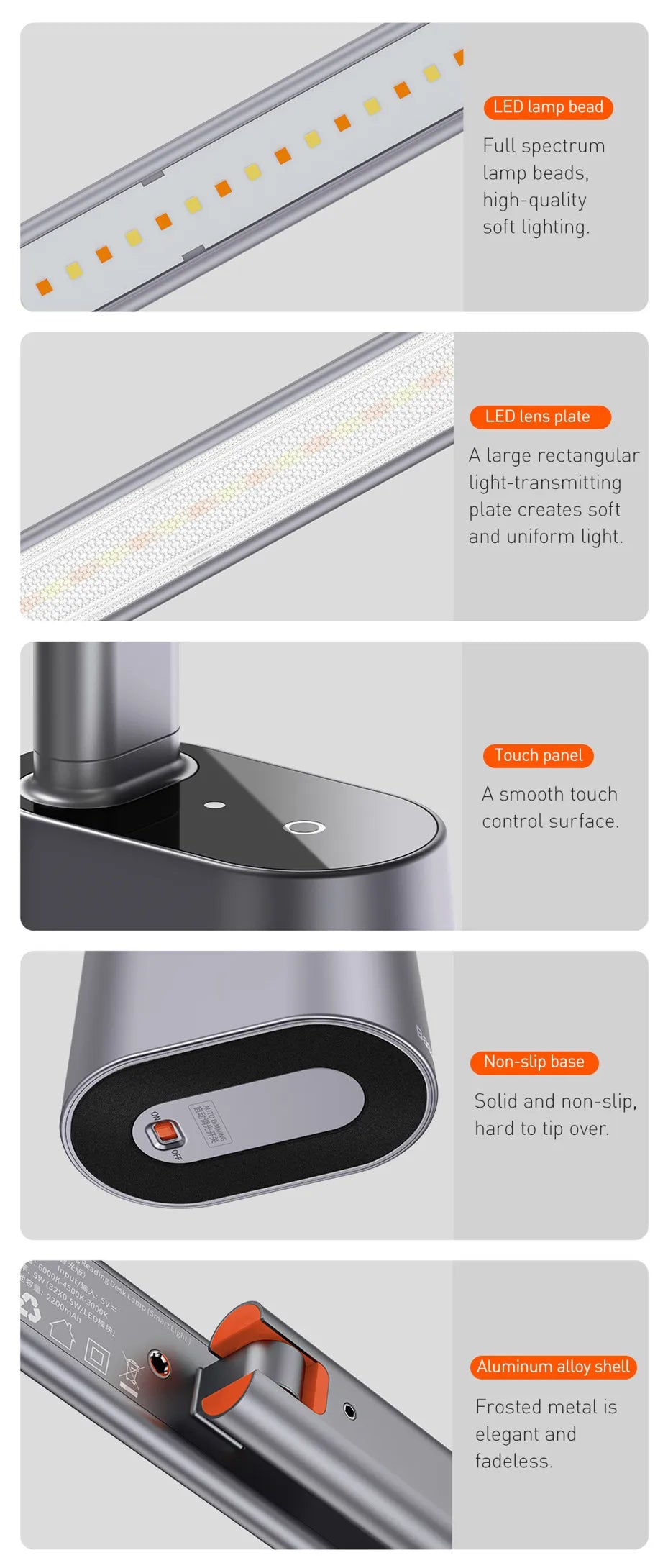 Baseus LED Desk Lamp Foldable