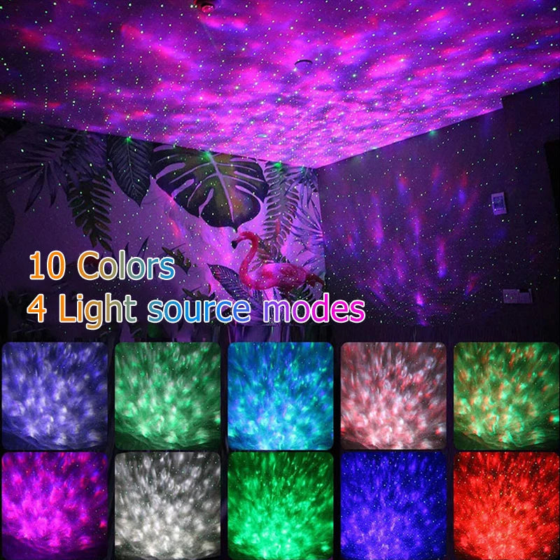 Colorful Starry Projector Galaxy Night Light4