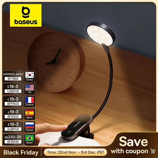 Baseus LED Clip Table Lamp